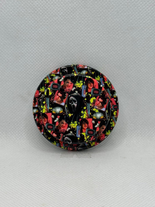 Neon Scream Ghost Magnetic Phone Grip