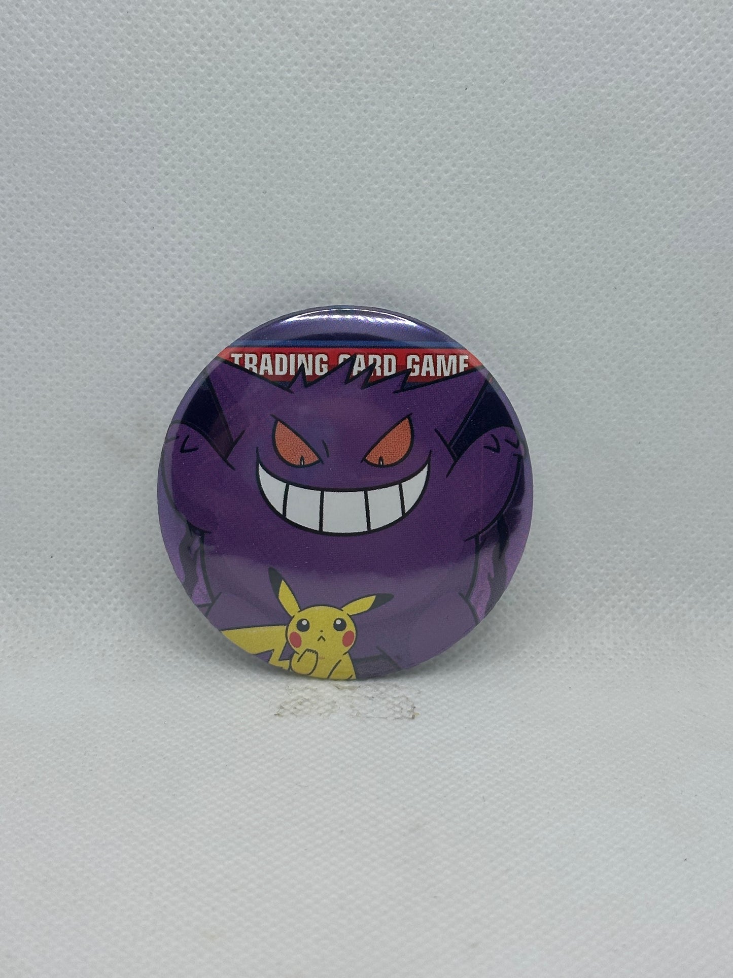 Anime Purple Monster And Lightning Mouse Button Pin