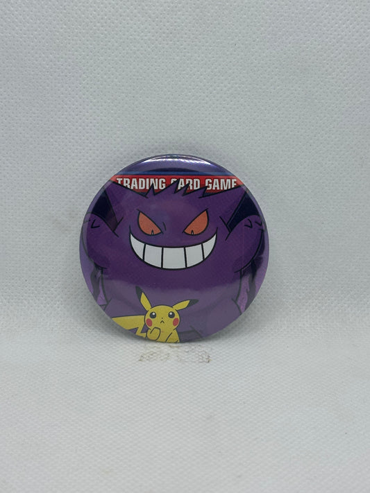 Anime Purple Monster And Lightning Mouse Button Pin