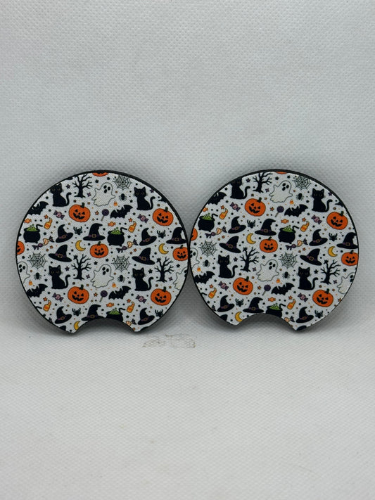 Classic Halloween Car Coasters