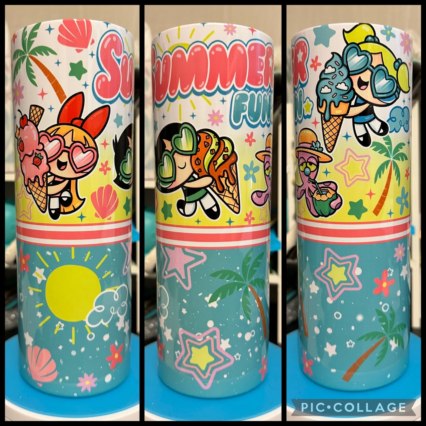 Power Girls Summer Fun 20oz Sublimation Tumbler