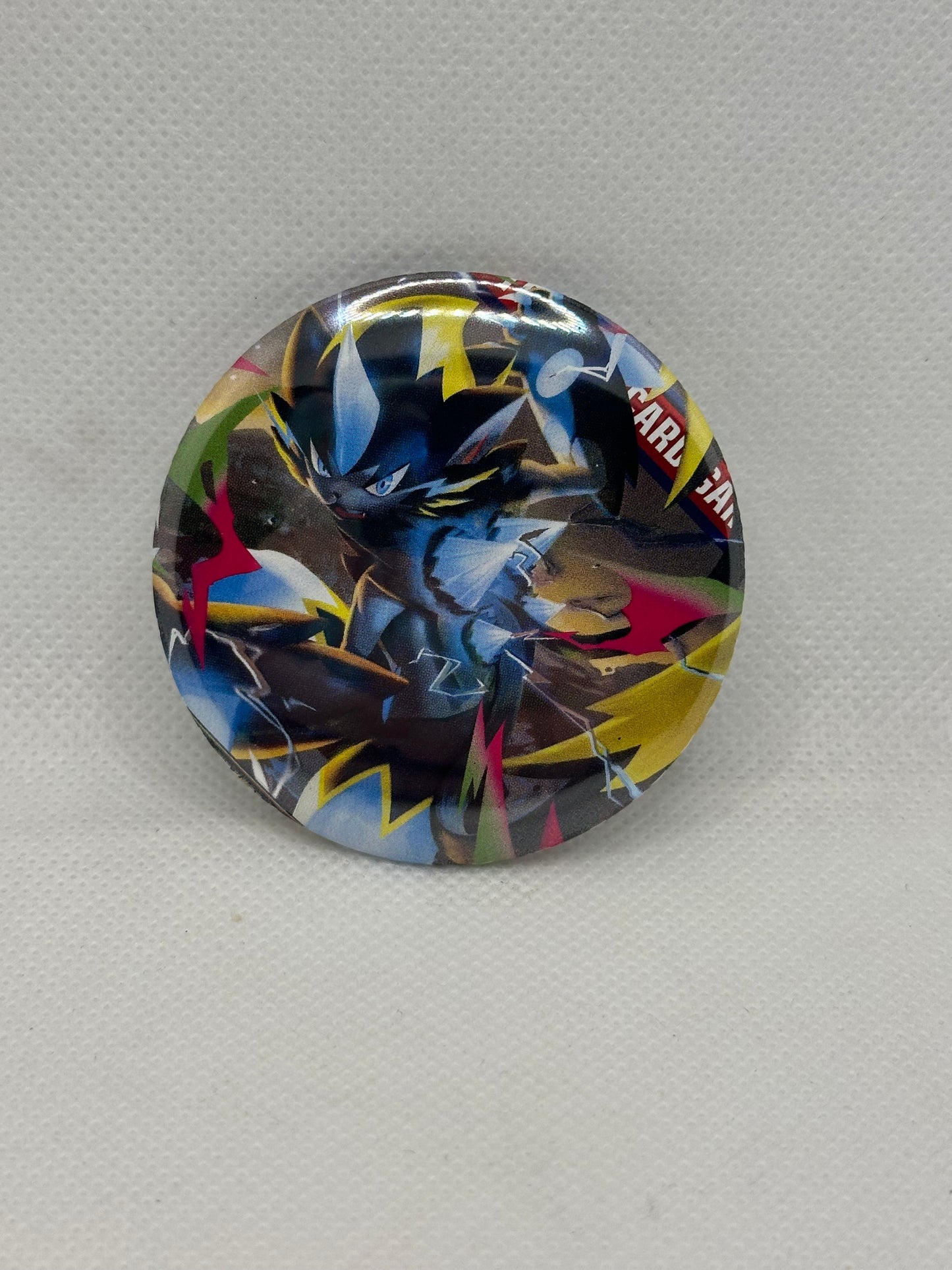 Pitch Black Zera Button Pin