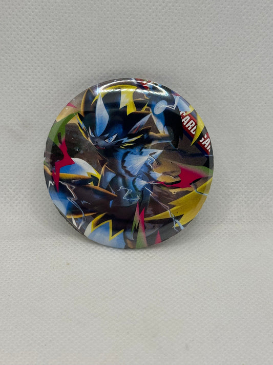 Pitch Black Zera Button Pin