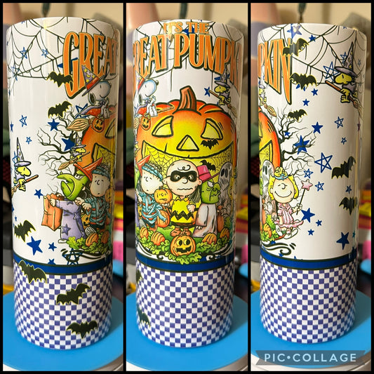 Charlie’s Great Pumpkin 20oz Sublimation Tumbler