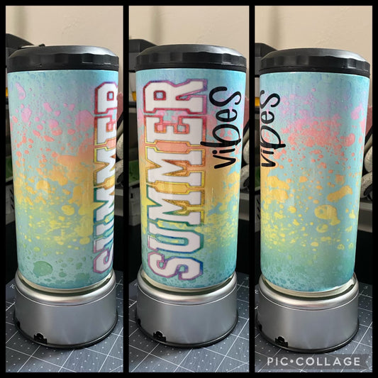 Summer Vibes 4 in 1 Can Koozie